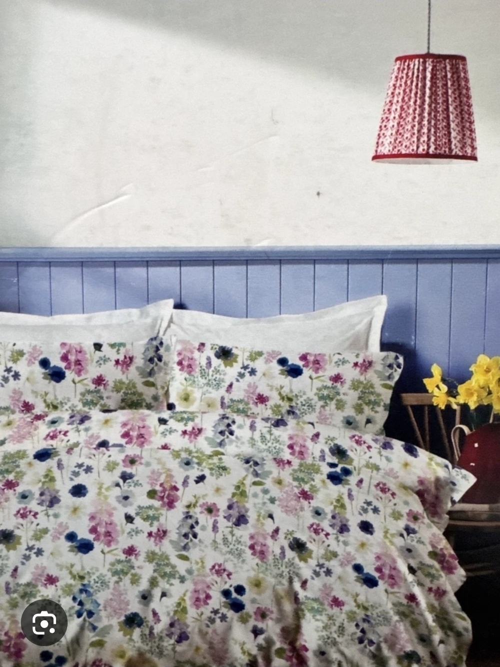 BLUEBELLGRAY DUVET COVER SET FOXGLOVE King 3 pc set OEKOTEX 100% Cotton, NWT